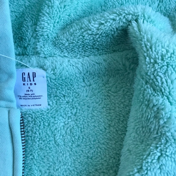 NWT GAP Dip-dye Hoodie - Green - Picture 4 of 9